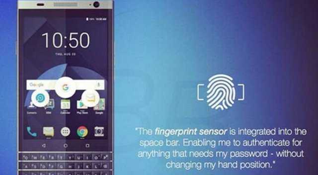 Yeni Blackberry sızdırıldı, kavisli ekran ile geliyor