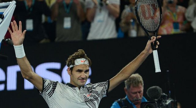 Avustralya Açık'ta ilk finalist Federer Avustralya Açık'ta ilk finalist Federer