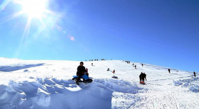 Bozkırın ortasına '30 kilometrelik' kayak pisti Bozkırın ortasına '30 kilometrelik' kayak pisti