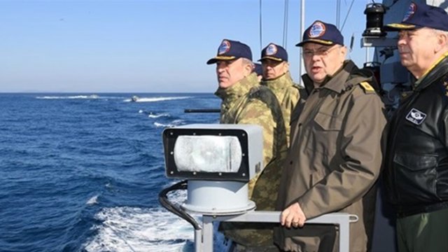 Genelkurmay Başkanı Hulusi Akar, Kardak kayalıklarında Genelkurmay Başkanı Hulusi Akar, Kardak kayalıklarında