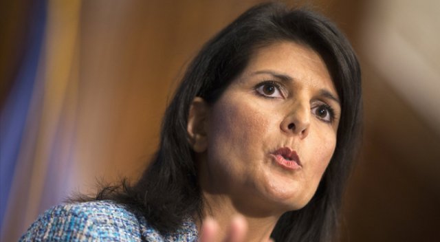 Haley: ABD'yi desteklemeyenleri kayıt altına alacağız Haley: ABD'yi desteklemeyenleri kayıt altına alacağız