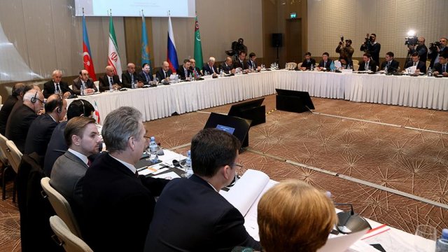Hazar'a kıyısı olan ülkeler Bakü'de toplandı Hazar'a kıyısı olan ülkeler Bakü'de toplandı