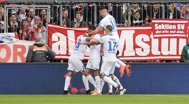 Hoffenheim'ın bileği bükülmüyor Hoffenheim'ın bileği bükülmüyor