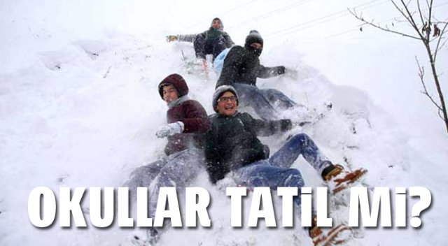 İstanbul'da yarın okullar tatil mi (9 Ocak Pazartesi) | Hangi İllerde kar tatili var? Vailik açıklaması... İstanbul'da yarın okullar tatil mi (9 Ocak Pazartesi) | Hangi İllerde kar tatili var? Vailik açıklaması...