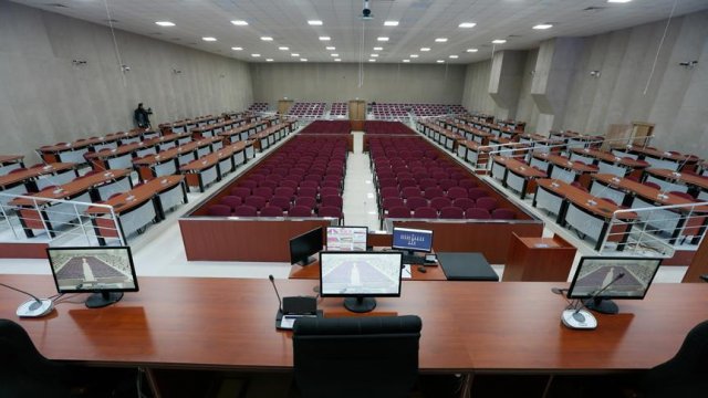İzmir'de darbecilerin yargılanacağı duruşma salonu hazır İzmir'de darbecilerin yargılanacağı duruşma salonu hazır