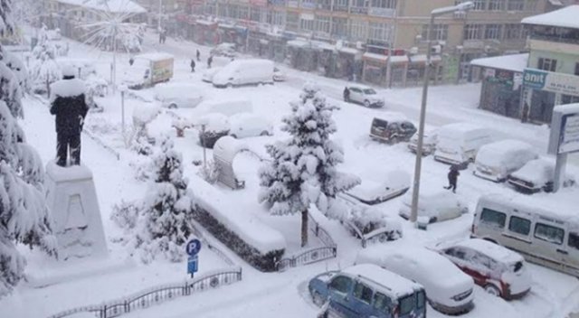 Kocaeli'nde yoğun kar yağışı Kocaeli'nde yoğun kar yağışı