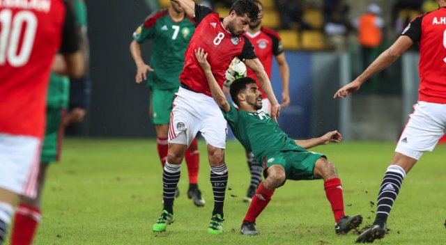 Mısır, Fas'ı 1-0 yenerek kupada yarı finale yükseldi Mısır, Fas'ı 1-0 yenerek kupada yarı finale yükseldi