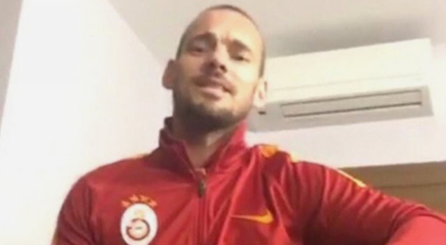 Sneijder&#039;den bağlama şov!
