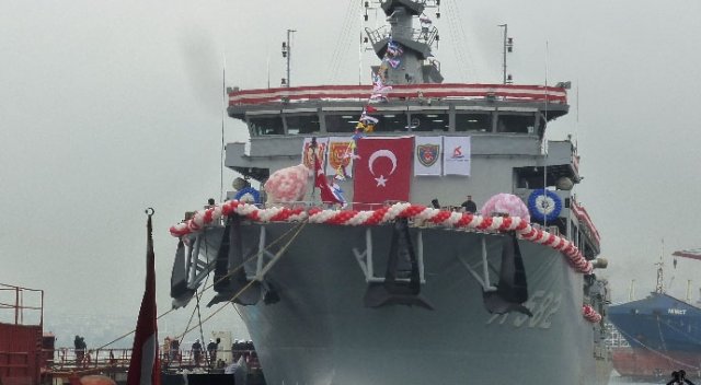 TCG Alemdar Deniz Kuvvetlerine teslim edildi