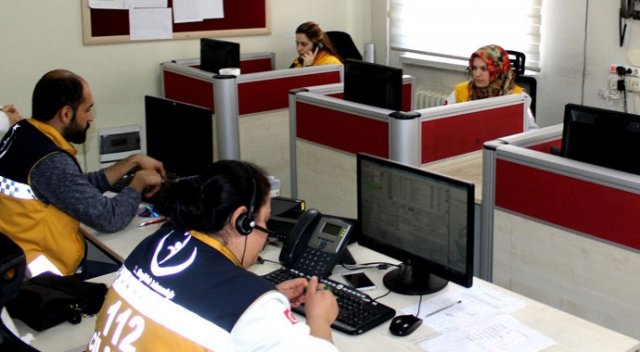 112 Acil Çağrı Merkezine gelen aramalar pes dedirtti 112 Acil Çağrı Merkezine gelen aramalar pes dedirtti