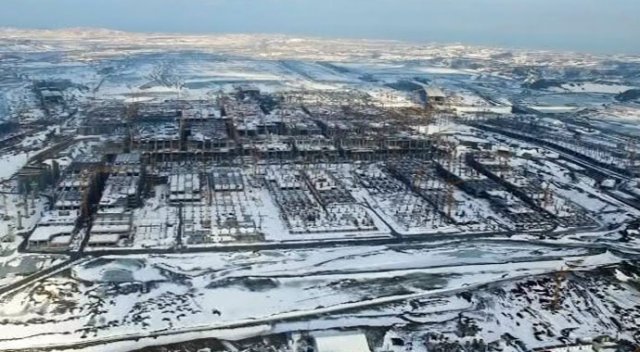 3. Havalimanında çalışmalar kar kış demeden sürüyor 3. Havalimanında çalışmalar kar kış demeden sürüyor