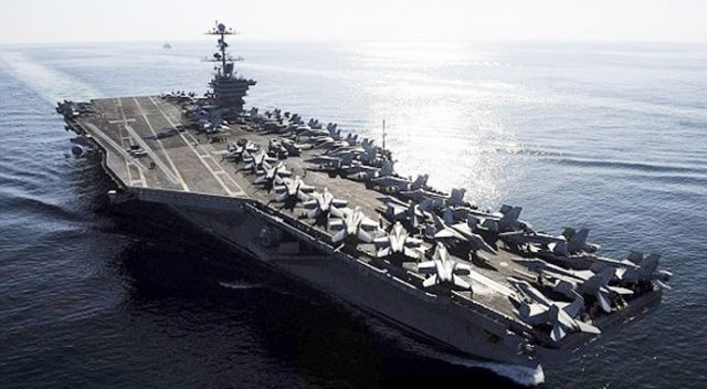 ABD uçak gemisi DEAŞ operasyonları için Akdeniz'de