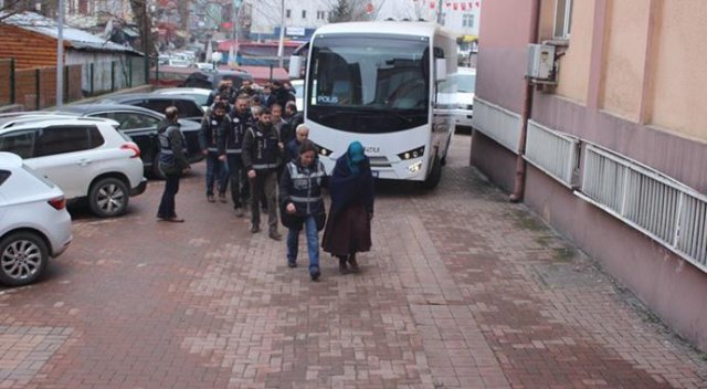 Bartın&#039;da 14 kişi adliyeye sevk edildi