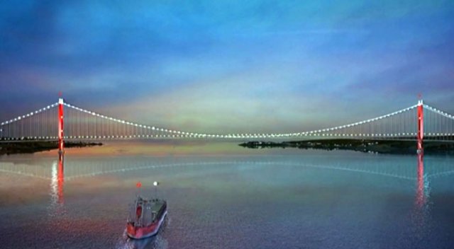 Çanakkale Köprüsü'nün görselleri ilk kez yayınlandı Çanakkale Köprüsü'nün görselleri ilk kez yayınlandı