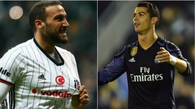 Cenk Tosun, Ronaldo'yu bile solladı Cenk Tosun, Ronaldo'yu bile solladı