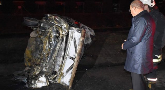 Çorlu'da feci kaza: 1 yaralı Çorlu'da feci kaza: 1 yaralı