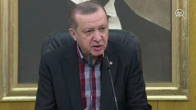 Cumhurbaşkanı Erdoğan: El-Bab dört bir yandan kuşatılmış vaziyette