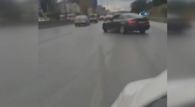 E-5’te tehlikeli şov E-5’te tehlikeli şov