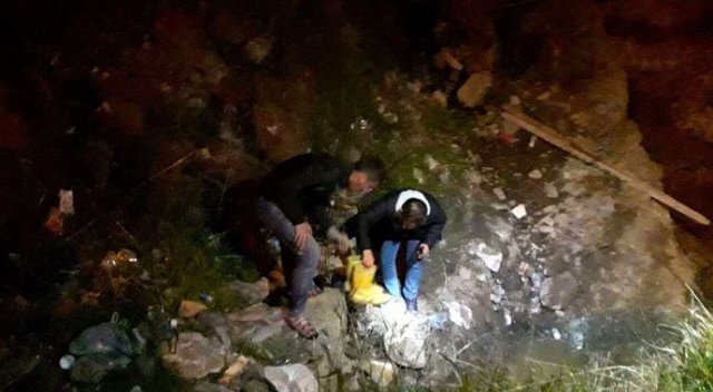 Firari katil zanlısı su kanalında yakalandı