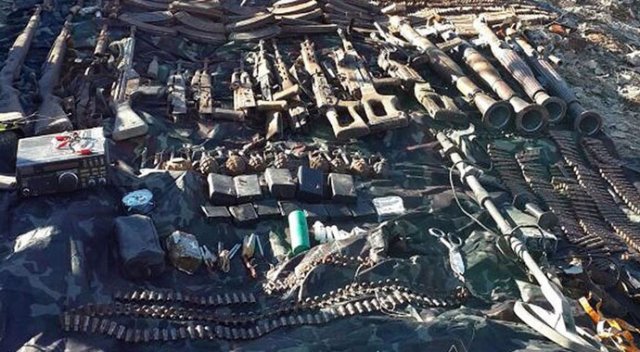 Hakkari'de 152 makineli tüfek mühimmatı bulundu Hakkari'de 152 makineli tüfek mühimmatı bulundu
