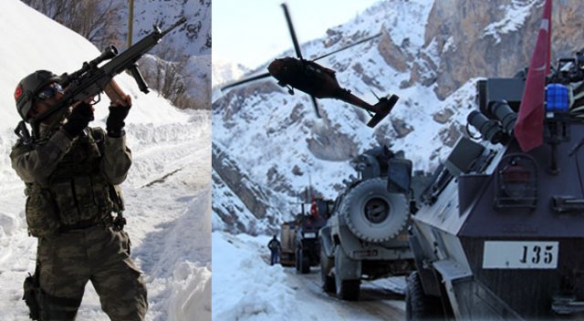 Hakkari'de hava destekli terör operasyonu