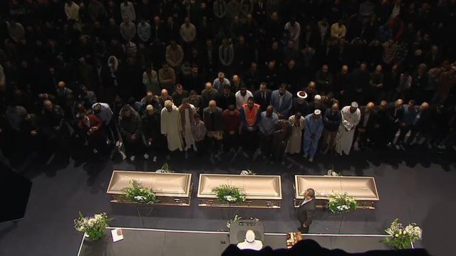 Kanada’daki cami saldırısında hayatını kaybedenler için tören Kanada’daki cami saldırısında hayatını kaybedenler için tören