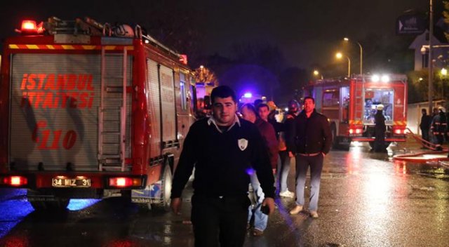 Kartal&#039;da korkutan yangın