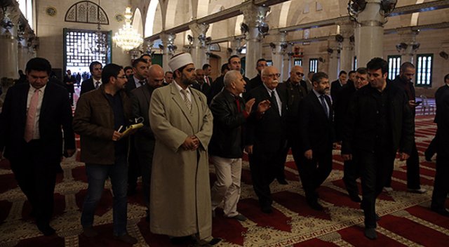 Kültür ve Turizm Bakanı Avcı Mescid-i Aksa'yı ziyaret etti
