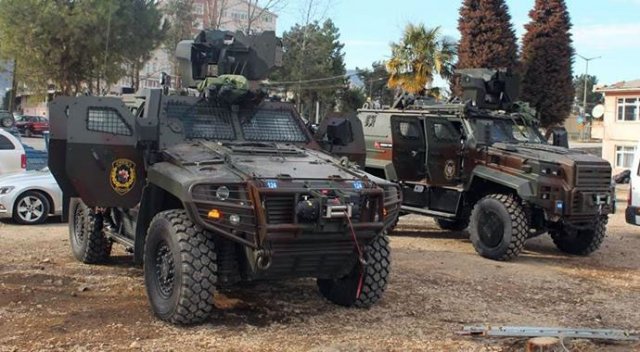 Ordu'ya zırhlı araçlar gidiyor