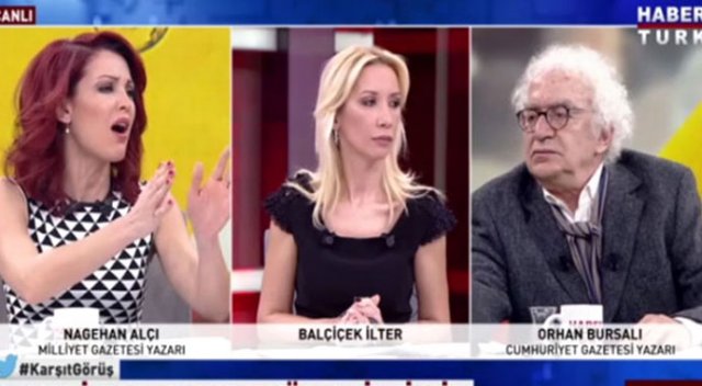 Orhan Bursalı ile Nagehan Alçı arasında sert tartışma