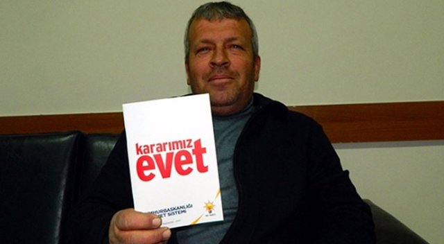 Referandumda 'evet' demek için CHP'den istifa etti