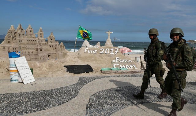 Rio de Janeiro'da güvenlik askere emanet Rio de Janeiro'da güvenlik askere emanet