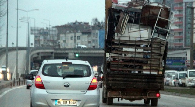 Samsun’da yürekleri ağza getiren görüntü Samsun’da yürekleri ağza getiren görüntü