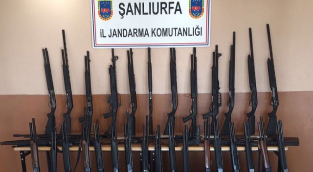 Şanlıurfa’da çok sayıda silah ve mühimmat ele geçirildi Şanlıurfa’da çok sayıda silah ve mühimmat ele geçirildi