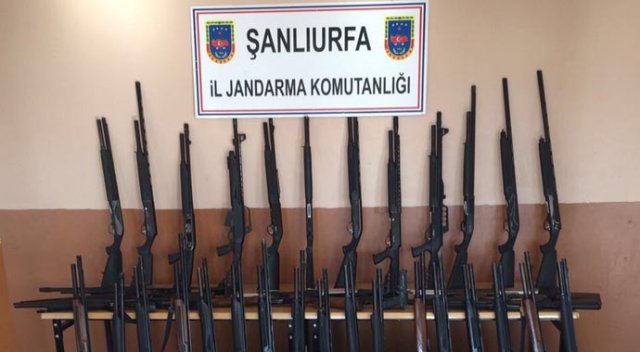 Şanlıurfa’da çok sayıda silah ve mühimmat ele geçirildi Şanlıurfa’da çok sayıda silah ve mühimmat ele geçirildi