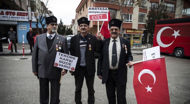Şehit ve Gazi ailelerinden başkanlık sistemine destek