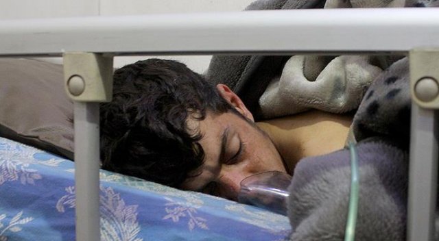 Suriye rejiminden 'klor gazlı' saldırı Suriye rejiminden 'klor gazlı' saldırı