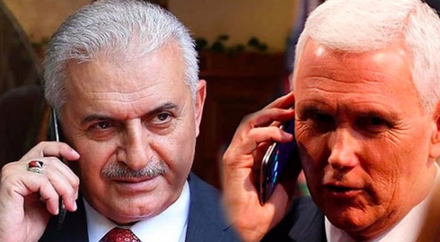 Yıldırım, Mike Pence ile görüştü Yıldırım, Mike Pence ile görüştü