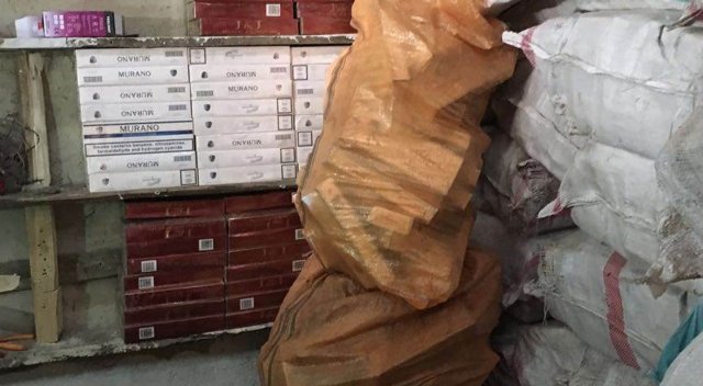 Yüksekova'da 77 bin 500 paket kaçak sigara ele geçirildi