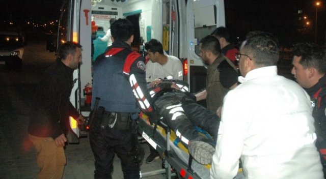 'Dur' ihtarına uymayan sürücü kaza yaptı