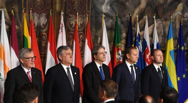 AB’nin kuruluşunun 60. yıldönümü Roma’da kutlandı