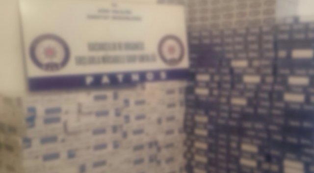 Ağrı’da 108 bin paket kaçak sigara ele geçirildi