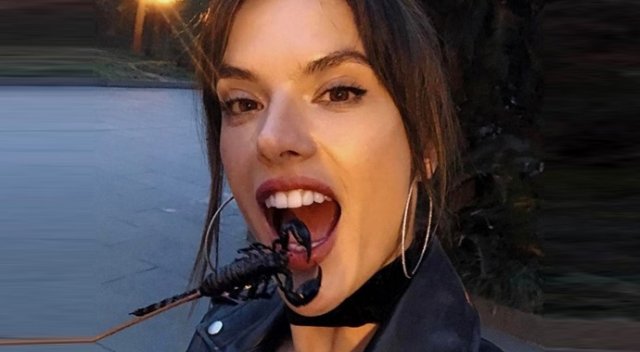 Alessandra Ambrosio'dan akrepli paylaşım Alessandra Ambrosio'dan akrepli paylaşım
