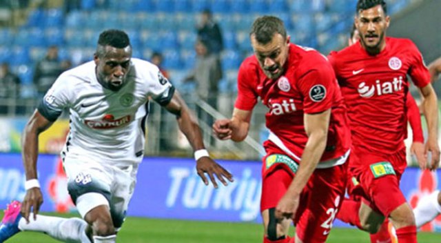 Antalyaspor, Çaykur Rizespor'u 2-1 yendi