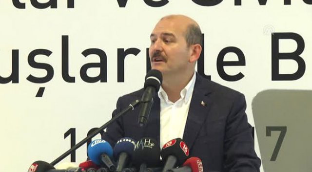 Bakan Soylu son dakika haberini toplantı sırasında açıkladı