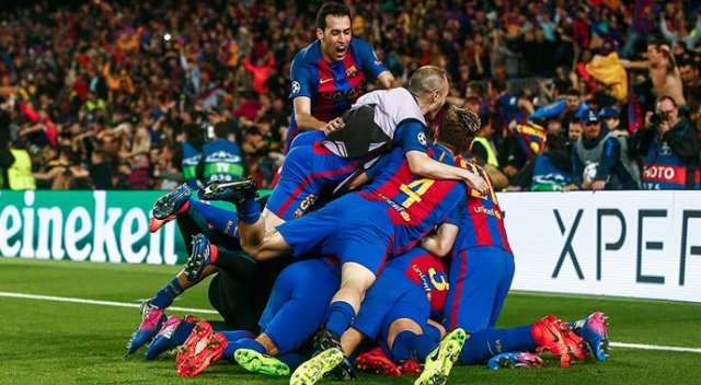 Barcelonalı futbolcular tur sevincini sosyal medyada paylaştı Barcelonalı futbolcular tur sevincini sosyal medyada paylaştı
