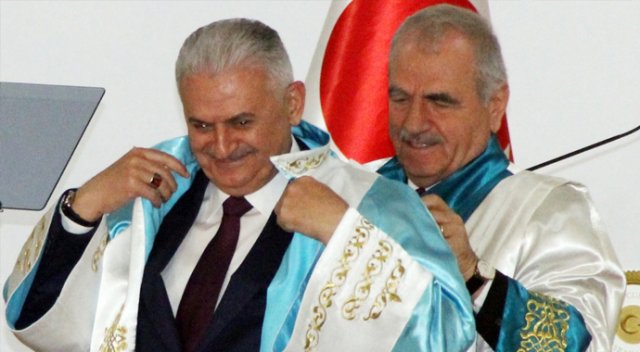 Başbakan Yıldırım’a Fahri Doktora
