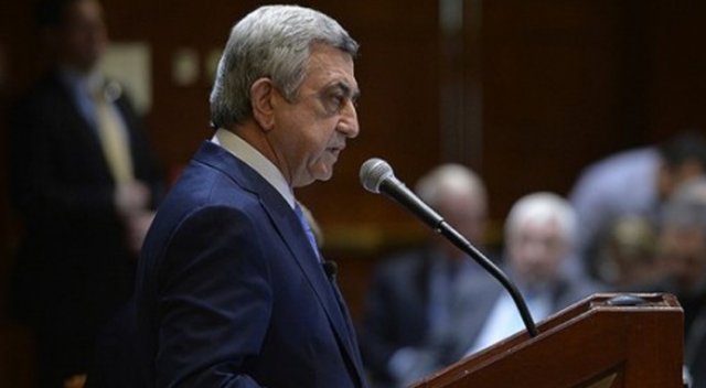 Bölgeyi terörize eden Sarkisyan'dan Türkiye ve Azerbaycan'a küstah tehdit Bölgeyi terörize eden Sarkisyan'dan Türkiye ve Azerbaycan'a küstah tehdit