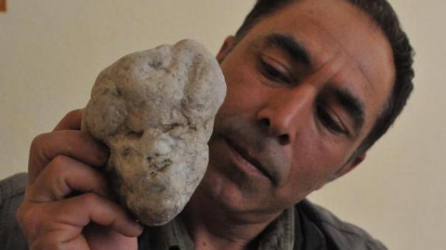 Çobanın topladığı 'insan yüzlü' taşları dikkat çekiyor