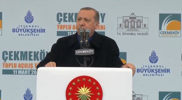 Cumhurbaşkanı Erdoğan İstanbul&#039;da açıklamalarda bulundu